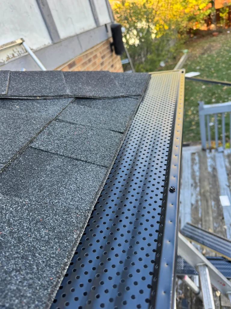 Gutter Santiago Inc - Leaf Guard installation in chicago, illinois