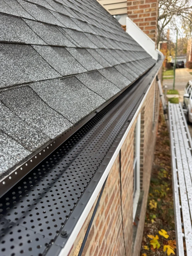 Gutter Santiago Inc - Leaf Guard installation in chicago, illinois